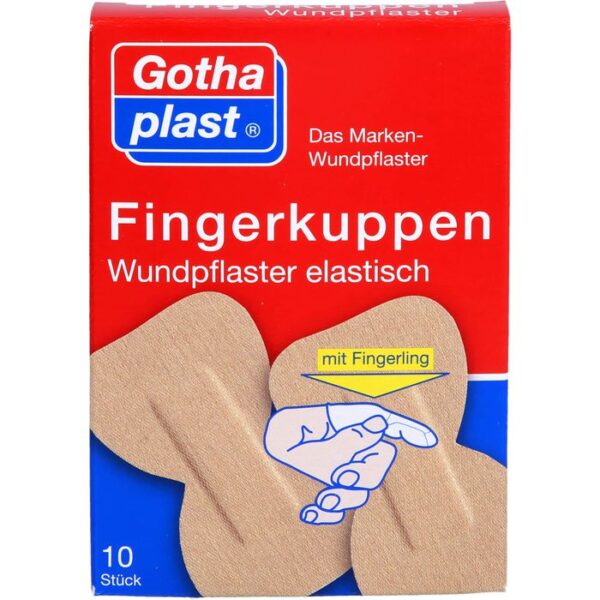 GOTHAPLAST Fingerkuppenwundpfl.ela.2 Gr.m.Fingerl. 10 St.