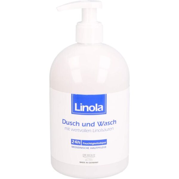 LINOLA Dusch und Wasch m.Spender 500 ml