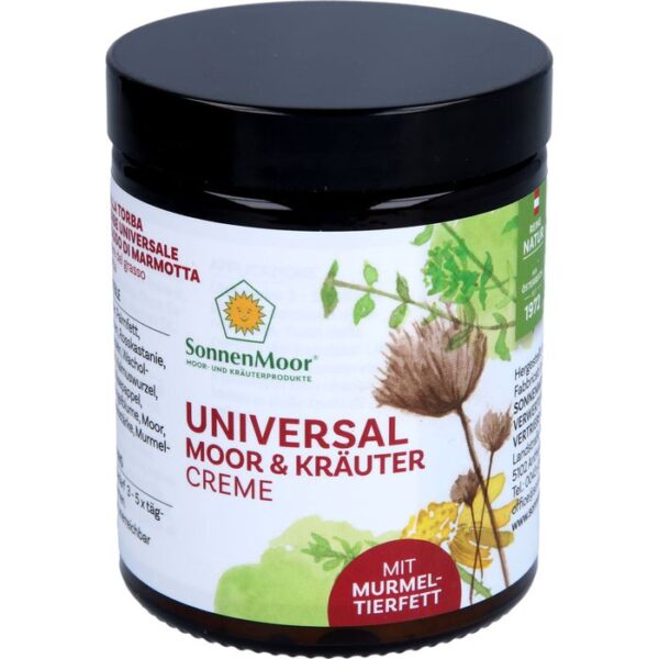 UNIVERSAL MOOR- u.Kräutercreme m.Murmeltierfett 140 g