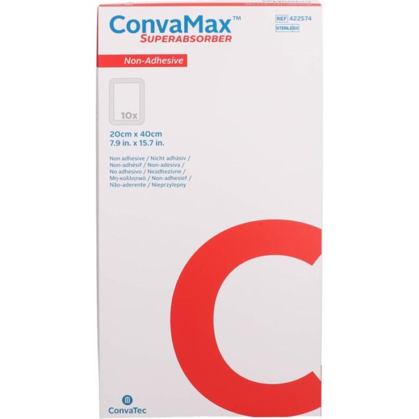 CONVAMAX Superabsorber nicht adhäsiv 20x40 cm 10 St.