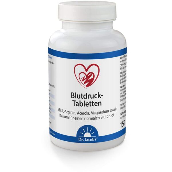 BLUTDRUCK TABLETTEN Dr.Jacob's 126 St.