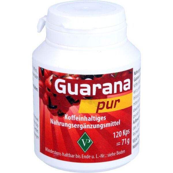 GUARANA PUR 500 Kapseln 120 St.