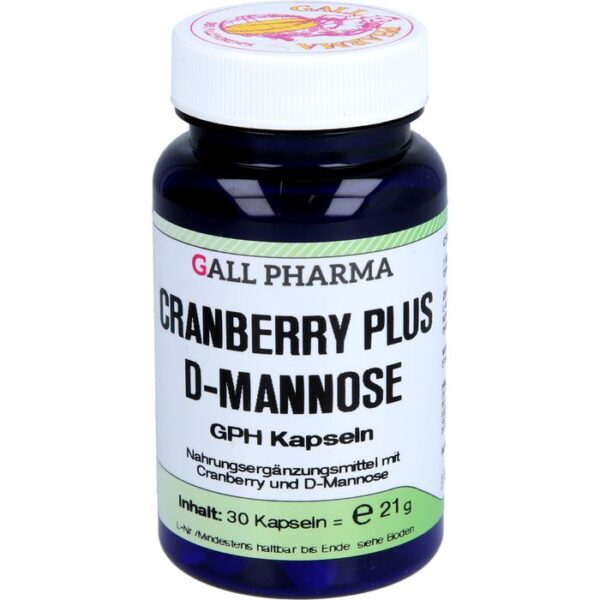 CRANBERRY PLUS D-Mannose GPH Kapseln 30 St.