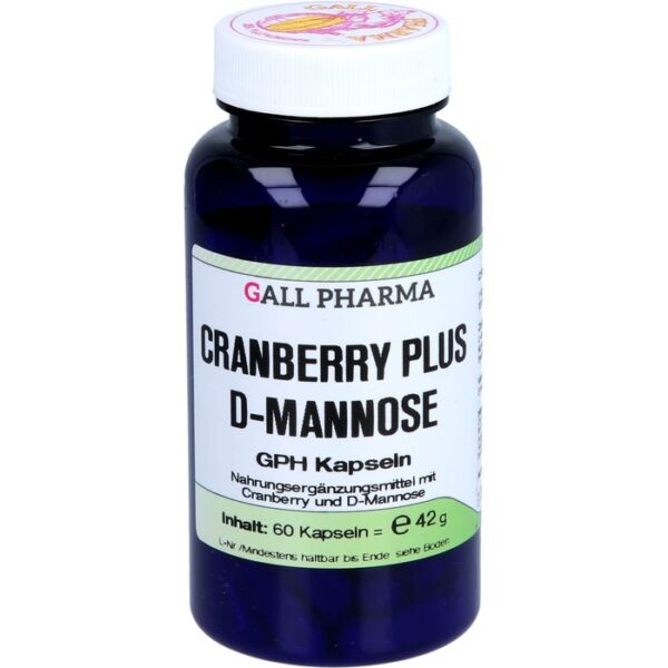 CRANBERRY PLUS D-Mannose GPH Kapseln 60 St.