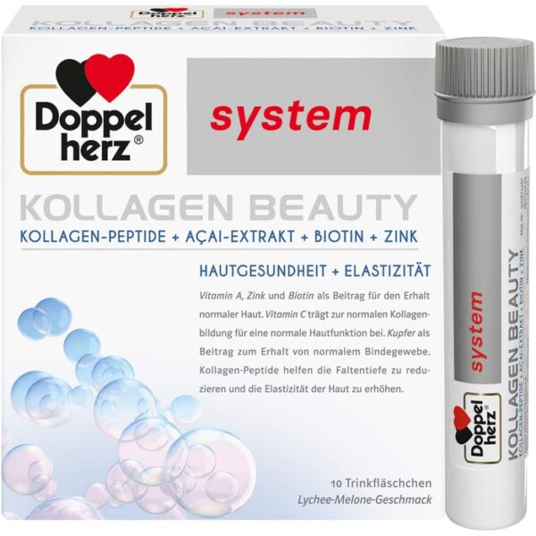 DOPPELHERZ Kollagen Beauty system Trinkfläschchen 10 St.