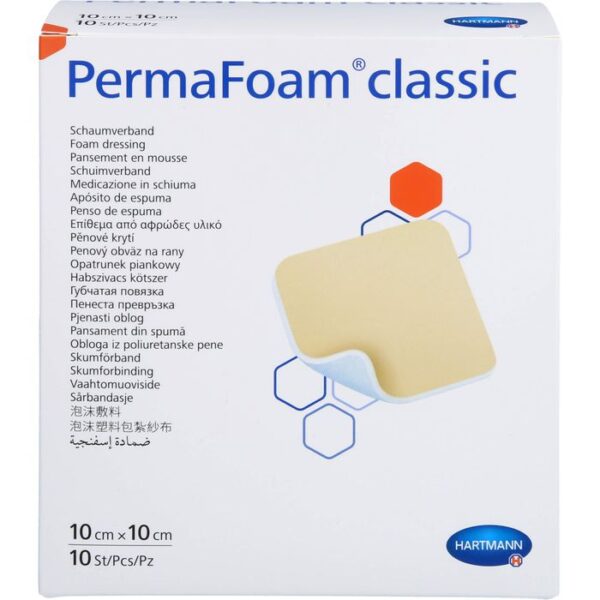 PERMAFOAM classic Schaumverband 10x10 cm 10 St.