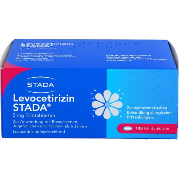 LEVOCETIRIZIN STADA 5 mg Filmtabletten 100 St.