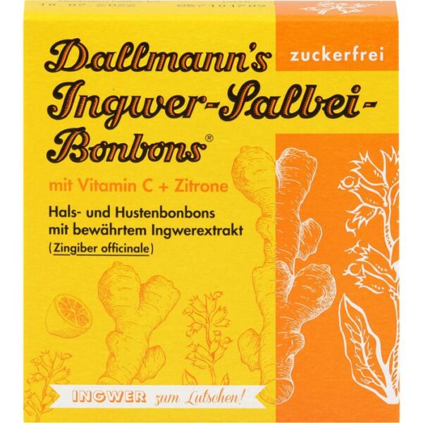 DALLMANN'S Ingwer Salbei Bonbons 37 g