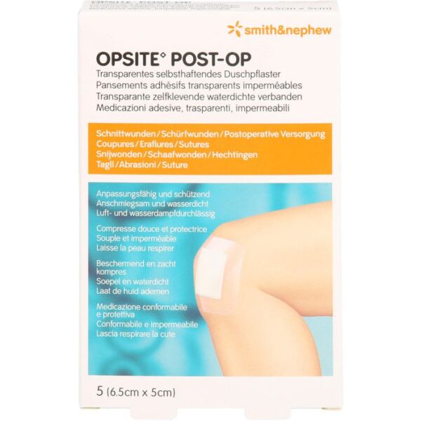 OPSITE Post-OP 5x6,5 cm Verband 5 St.