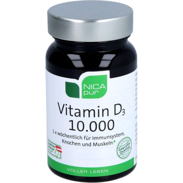 NICAPUR Vitamin D3 10.000 Kapseln 60 St.