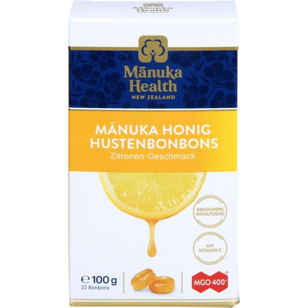 MANUKA HEALTH MGO 400+ Lutschbonb.Zitrone 100 g