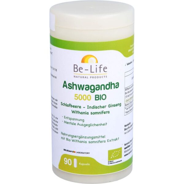 ASHWAGANDHA 5000 Bio Kapseln 90 St.