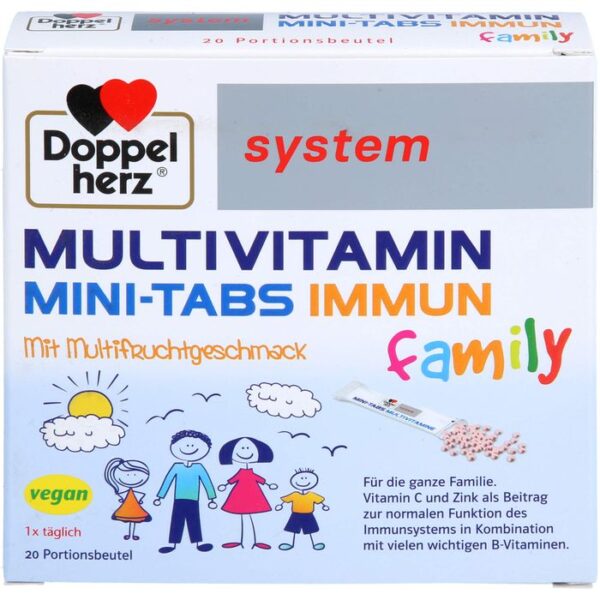 DOPPELHERZ Multivitamin Mini-Tabs family system 20 St.