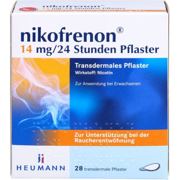 NIKOFRENON 14 mg/24 Stunden Pflaster transdermal 28 St.