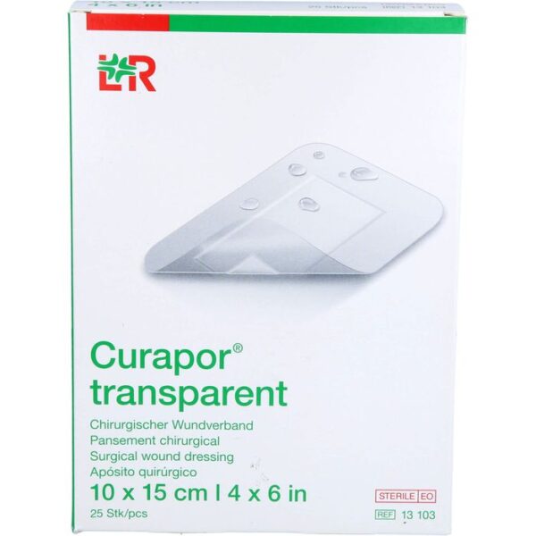 CURAPOR Wundverband steril transparent 10x15 cm 25 St.