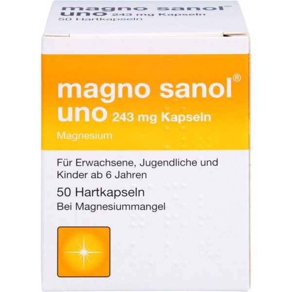 MAGNO SANOL uno 243 mg Kapseln 50 St.