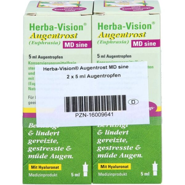 HERBA-VISION Augentrost MD sine Augentropfen 10 ml