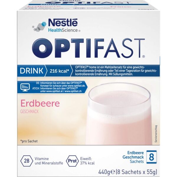 OPTIFAST Drink Erdbeere Pulver 440 g