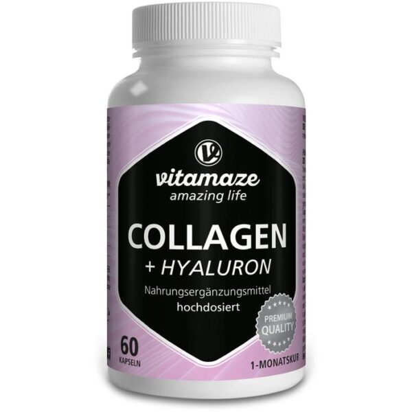 COLLAGEN 300 mg+Hyaluron 100 mg hochdosiert Kaps. 60 St.