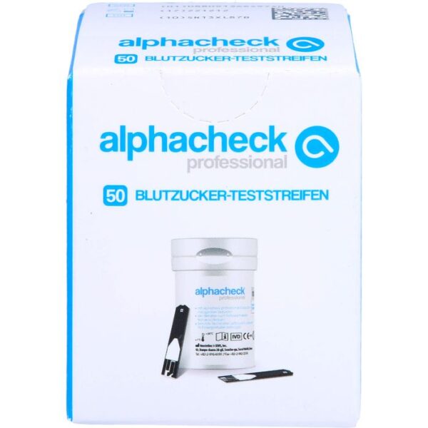 ALPHACHECK professional Blutzuckerteststreifen 50 St.