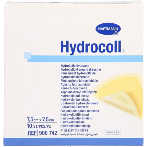 HYDROCOLL Wundverband 7,5x7,5 cm 10 St.