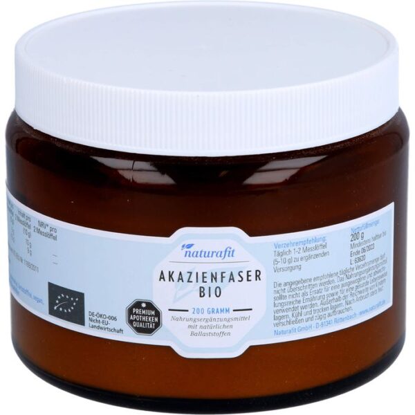 NATURAFIT Akazienfaser Bio Pulver 200 g