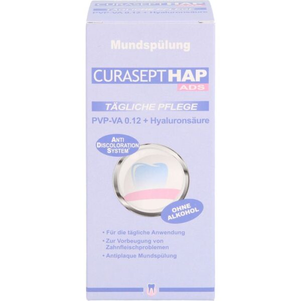 CURASEPT HAP012 PVP-VA 0,12+Hyaluron Mundspülung 200 ml