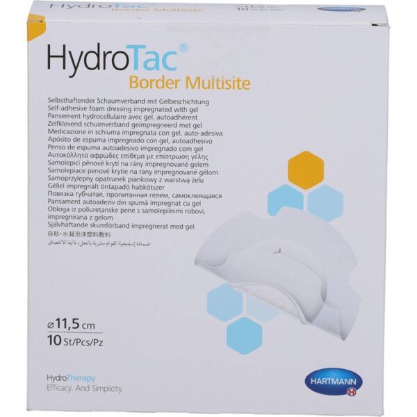 HYDROTAC Border Multisite Schaumverband 11,5 cm 10 St.