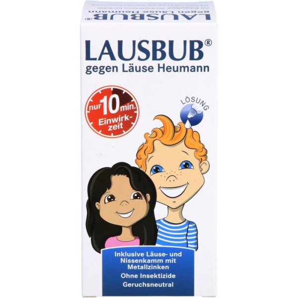 LAUSBUB gegen Läuse Heumann Lösung 100 ml