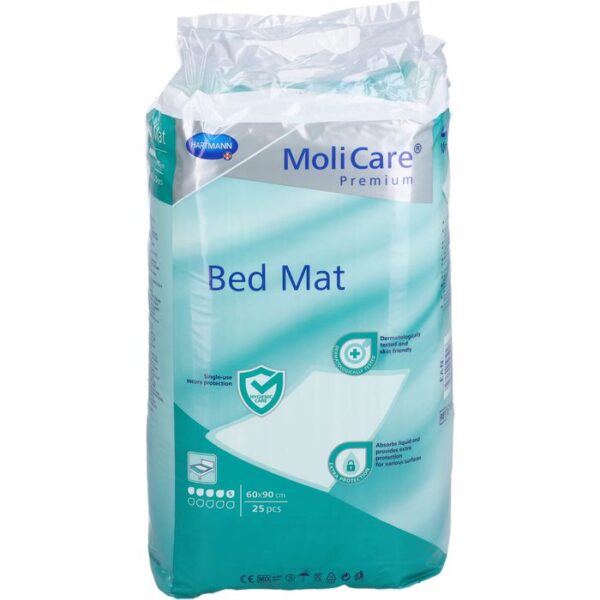 MOLICARE Premium Bed Mat 5 Tropfen 60x90 cm 25 St.