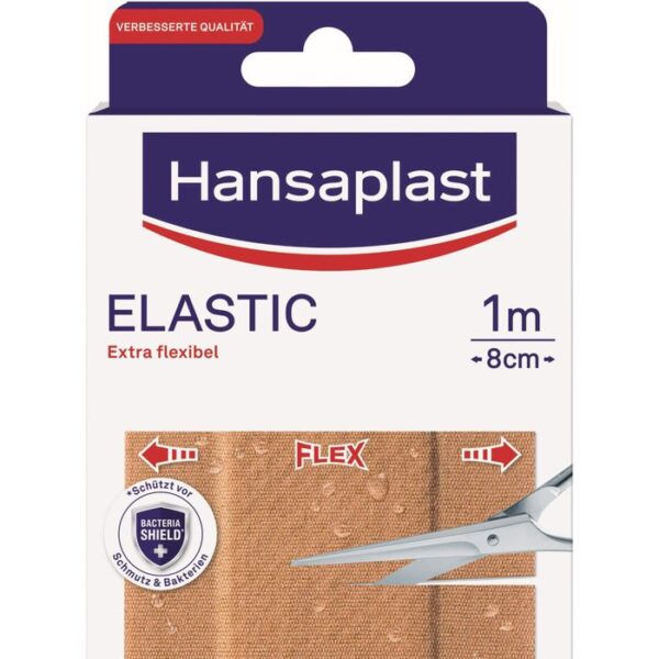 HANSAPLAST Elastic Pflaster 8 cmx1 m 1 St.