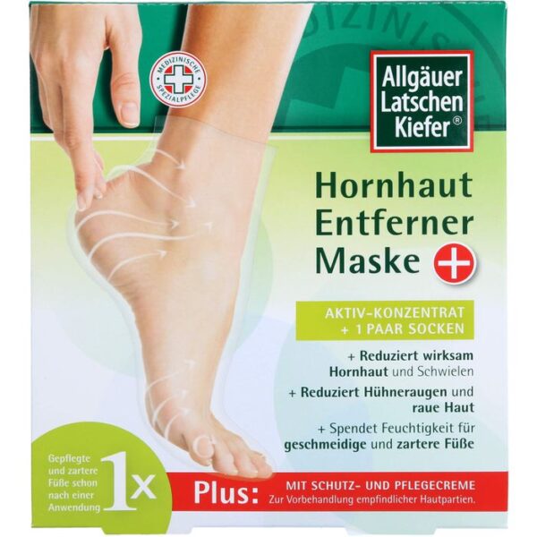 ALLGÄUER LATSCHENK. Hornhaut Entferner Maske plus 1 P