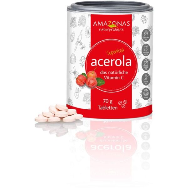 ACEROLA VITAMIN C ohne Zuckerzusatz Lutschtabl. 70 g