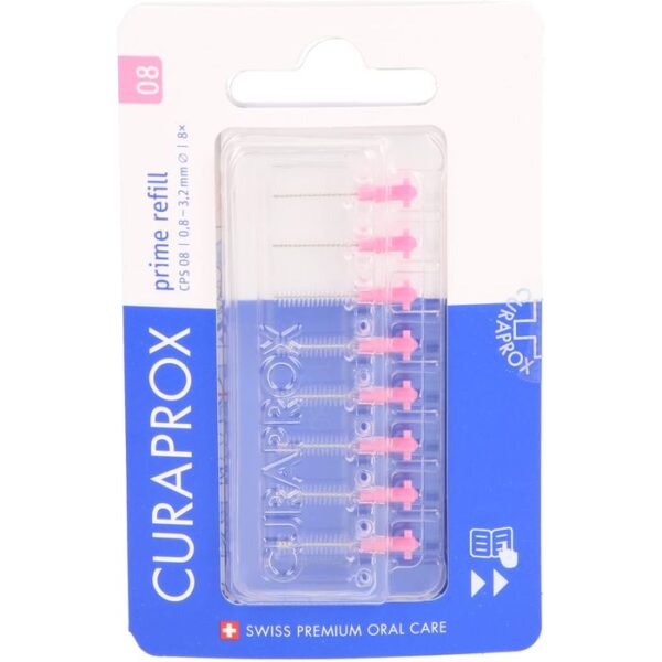 CURAPROX CPS 08 prime Interdentalbürsten Refill 8 St.