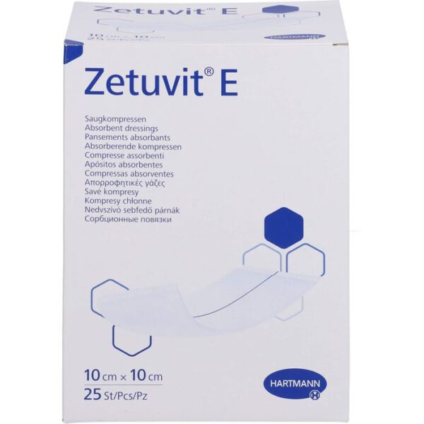 ZETUVIT E Saugkompressen steril 10x10 cm 25 St.