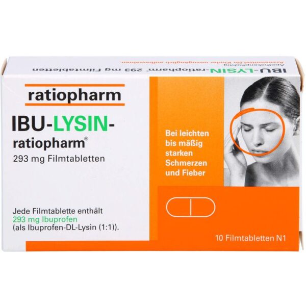 IBU-LYSIN-ratiopharm 293 mg Filmtabletten 10 St.