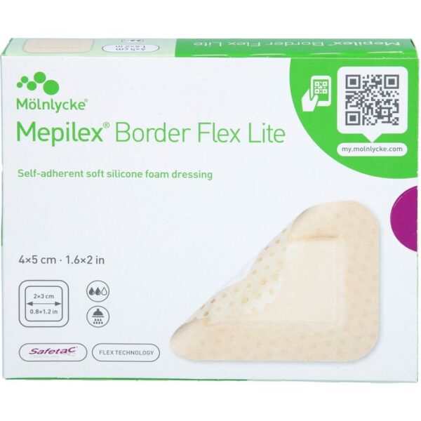 MEPILEX Border Flex Lite Schaumverband 4x5 cm 10 St.