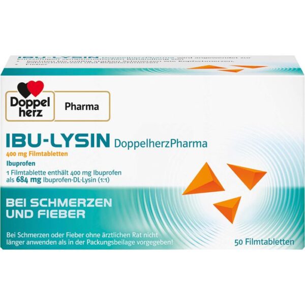 IBU-LYSIN DoppelherzPharma 400 mg Filmtabletten 50 St.