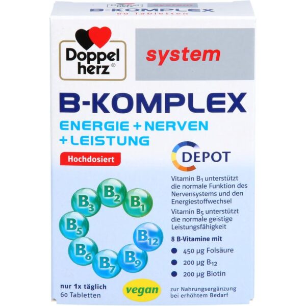 DOPPELHERZ B-Komplex system Tabletten 60 St.