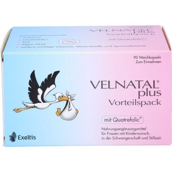 VELNATAL plus Quatrefolic Kapseln 90 St.