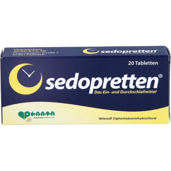 SEDOPRETTEN 50 mg Tabletten 20 St.