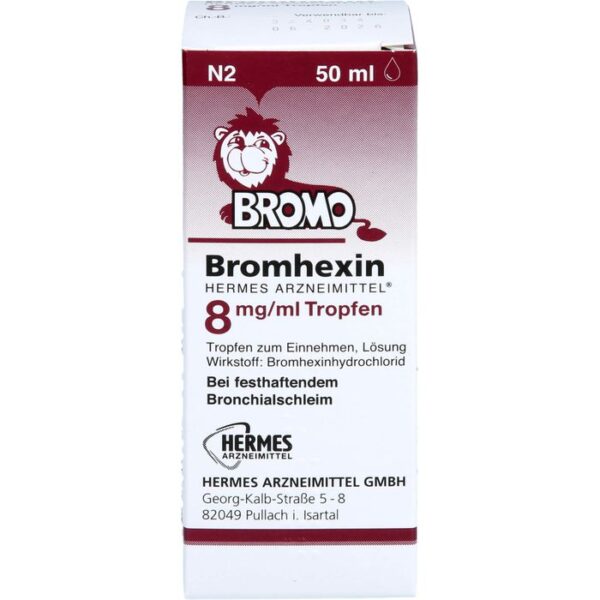 BROMHEXIN Hermes Arzneimittel 8 mg/ml Tropfen 50 ml