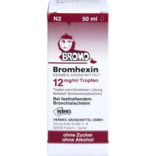 BROMHEXIN Hermes Arzneimittel 12 mg/ml Tropfen 50 ml