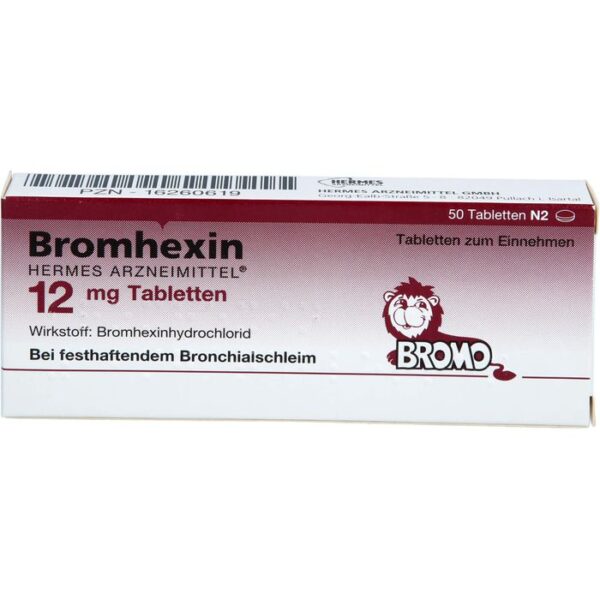 BROMHEXIN Hermes Arzneimittel 12 mg Tabletten 50 St.