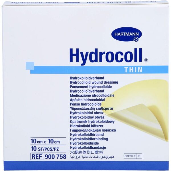 HYDROCOLL thin Wundverband 10x10 cm 10 St.