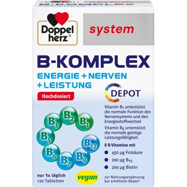 DOPPELHERZ B-Komplex system Tabletten 120 St.