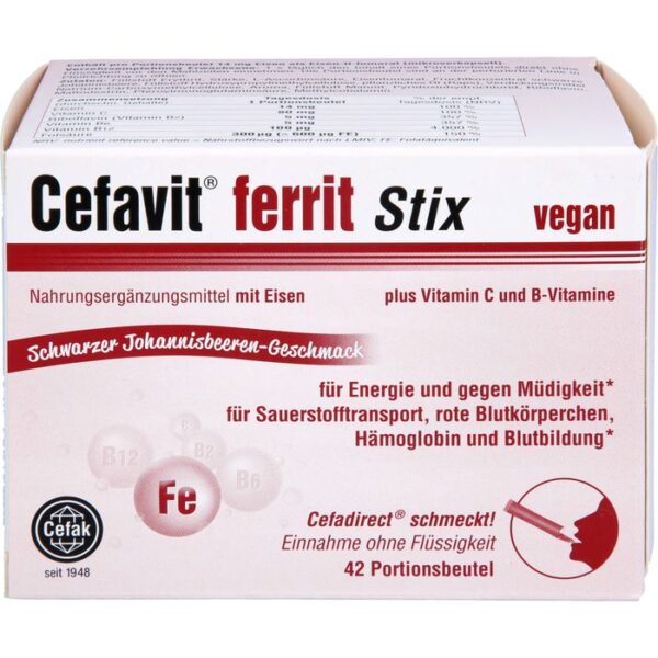 CEFAVIT ferrit Stix Granulat 42 St.