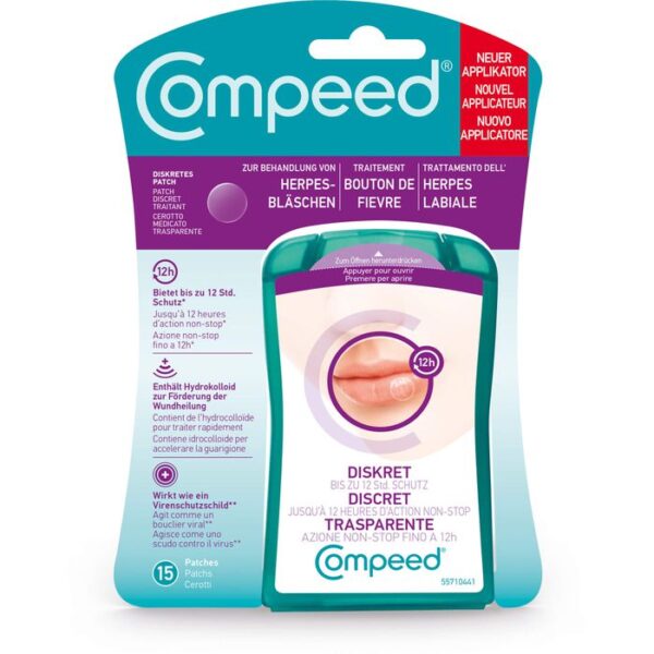 COMPEED Herpesbläschen Patch Applikator HRA 15 St.