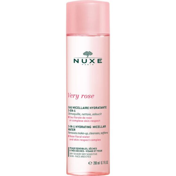 NUXE Very Rose Mizellen-Reinigungswasser tro.Haut 200 ml