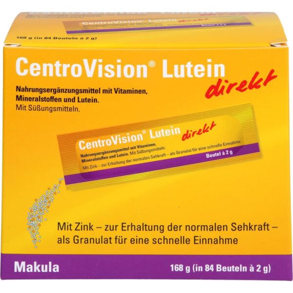 CENTROVISION Lutein direkt Granulat 84 St.